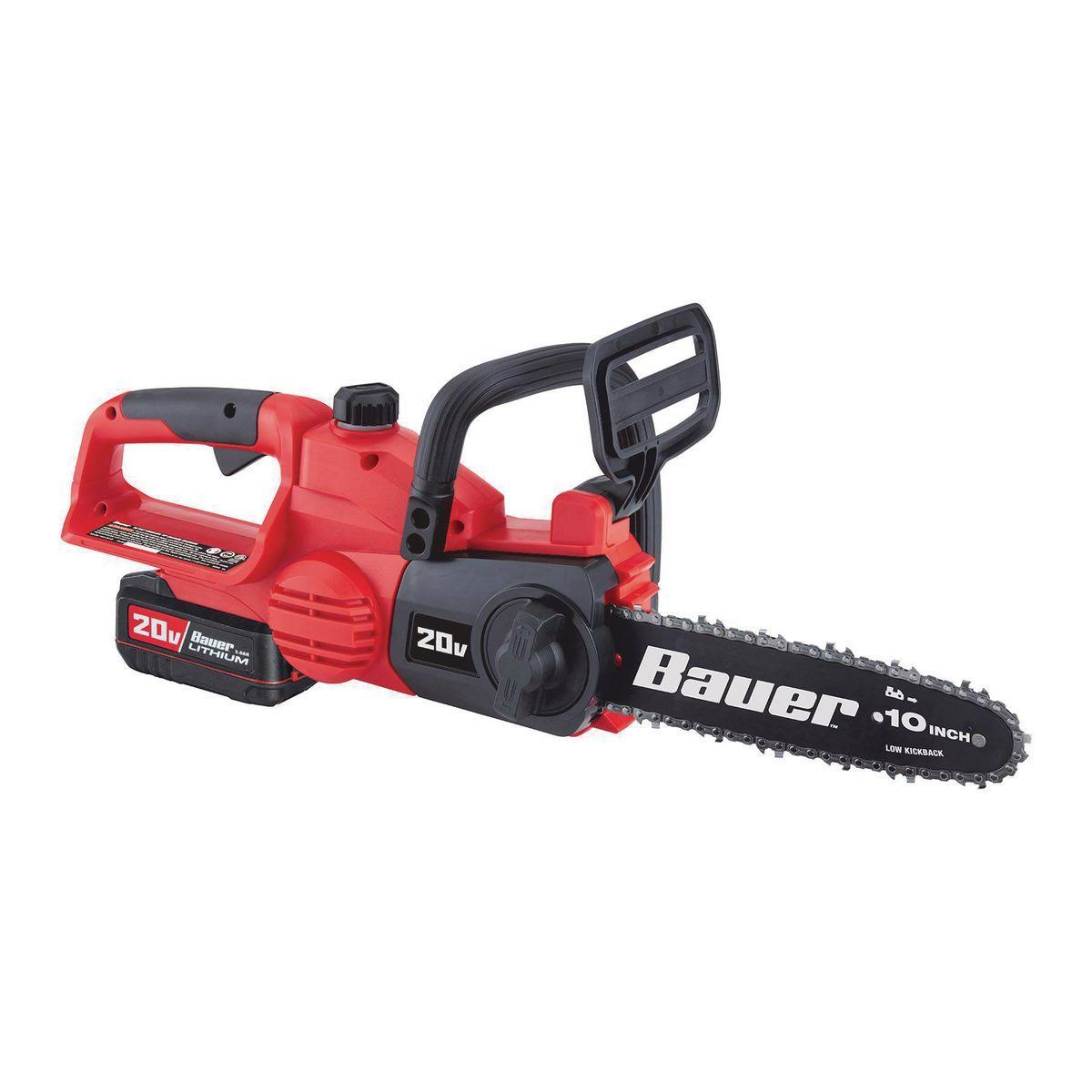Bauer 19112c-b 20V Cordless 10 in. Chainsaw