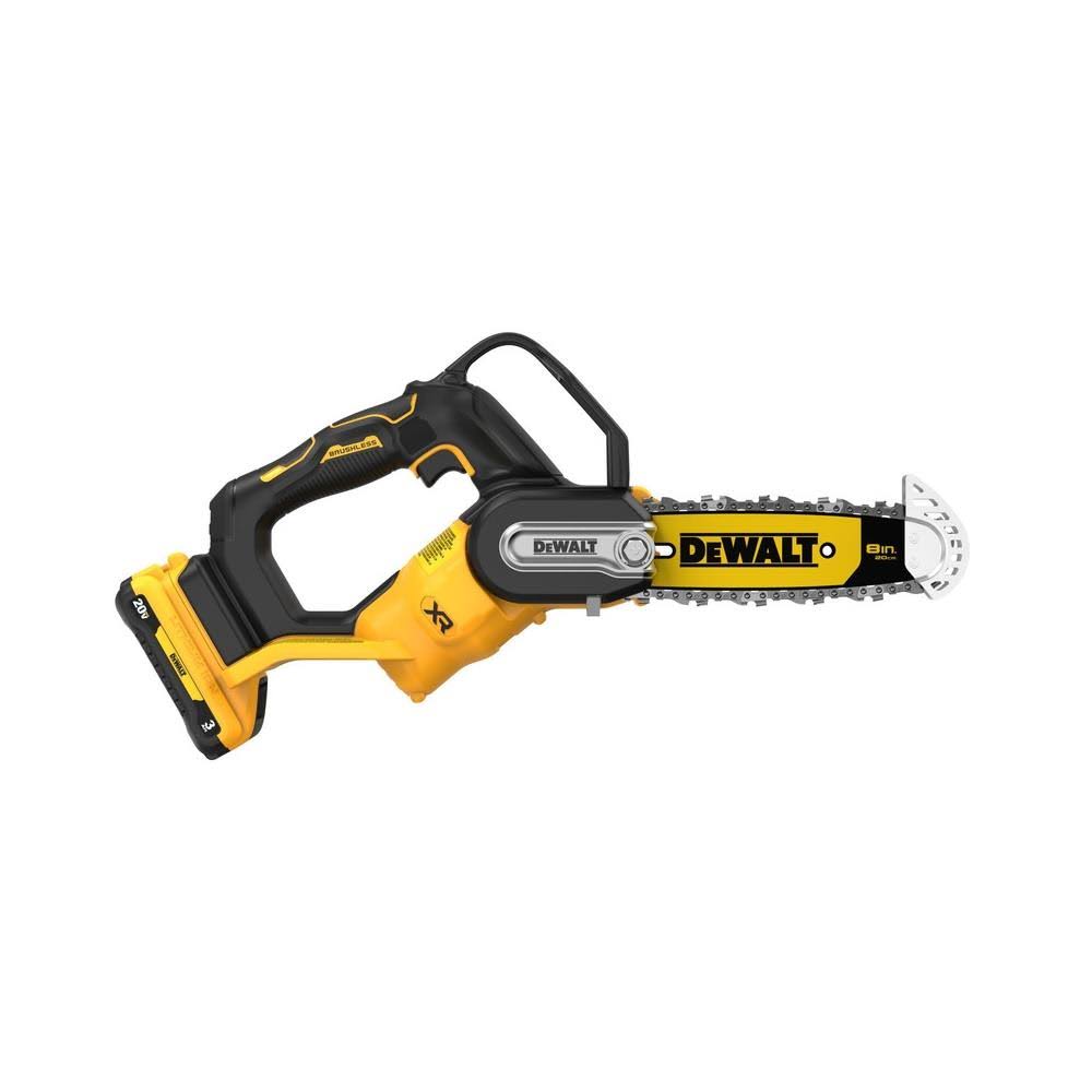 DeWalt DCCS623L1 20V Max 8in Brushless Cordless Pruning Chainsaw Kit