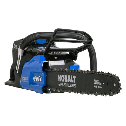 Kobalt 80-Volt 16-in Brushless Battery Chainsaw (Battery and Charger Not Included) | KCS280B