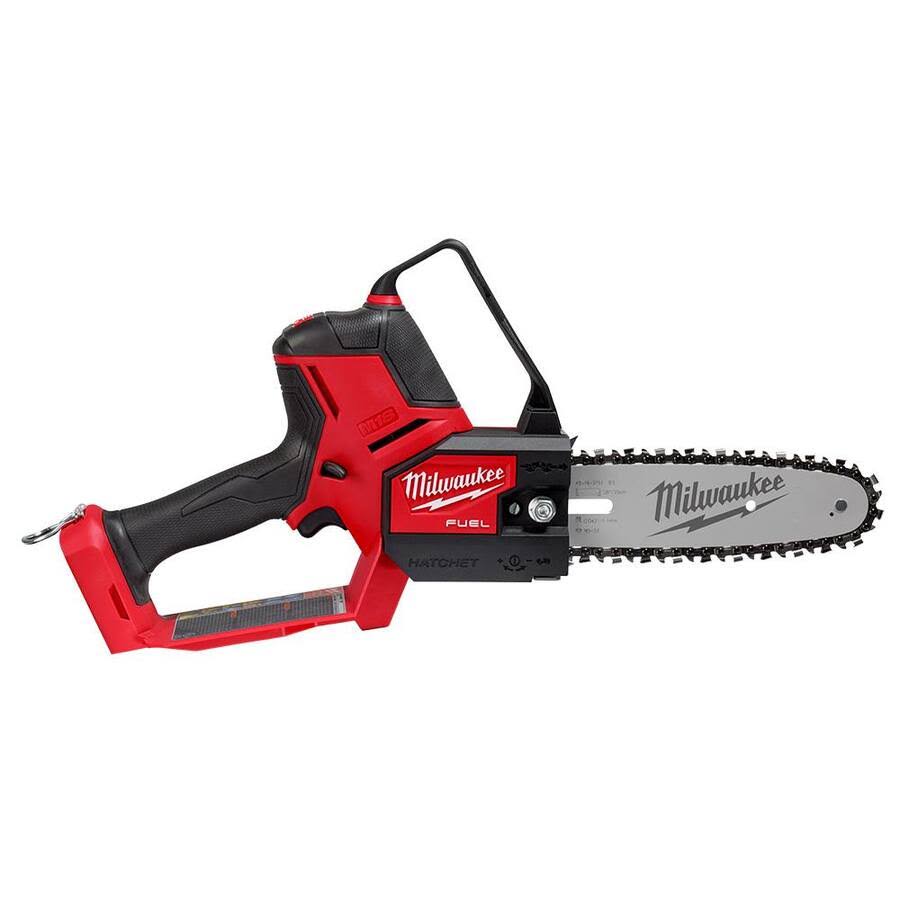 Milwaukee M18 Fuel 8 in. 18V Lithium-Ion Brushless Electric Battery Chainsaw Hatchet w/M18 Fuel String Trimmer 8.0 Ah Kit(2-Tool)